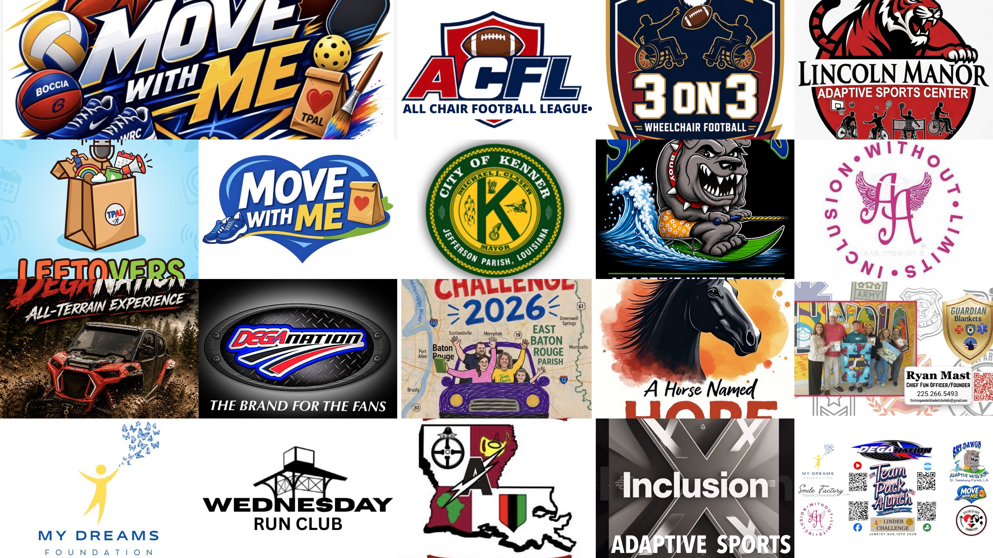 Move With Me — wheelchair athlete and volunteer running together