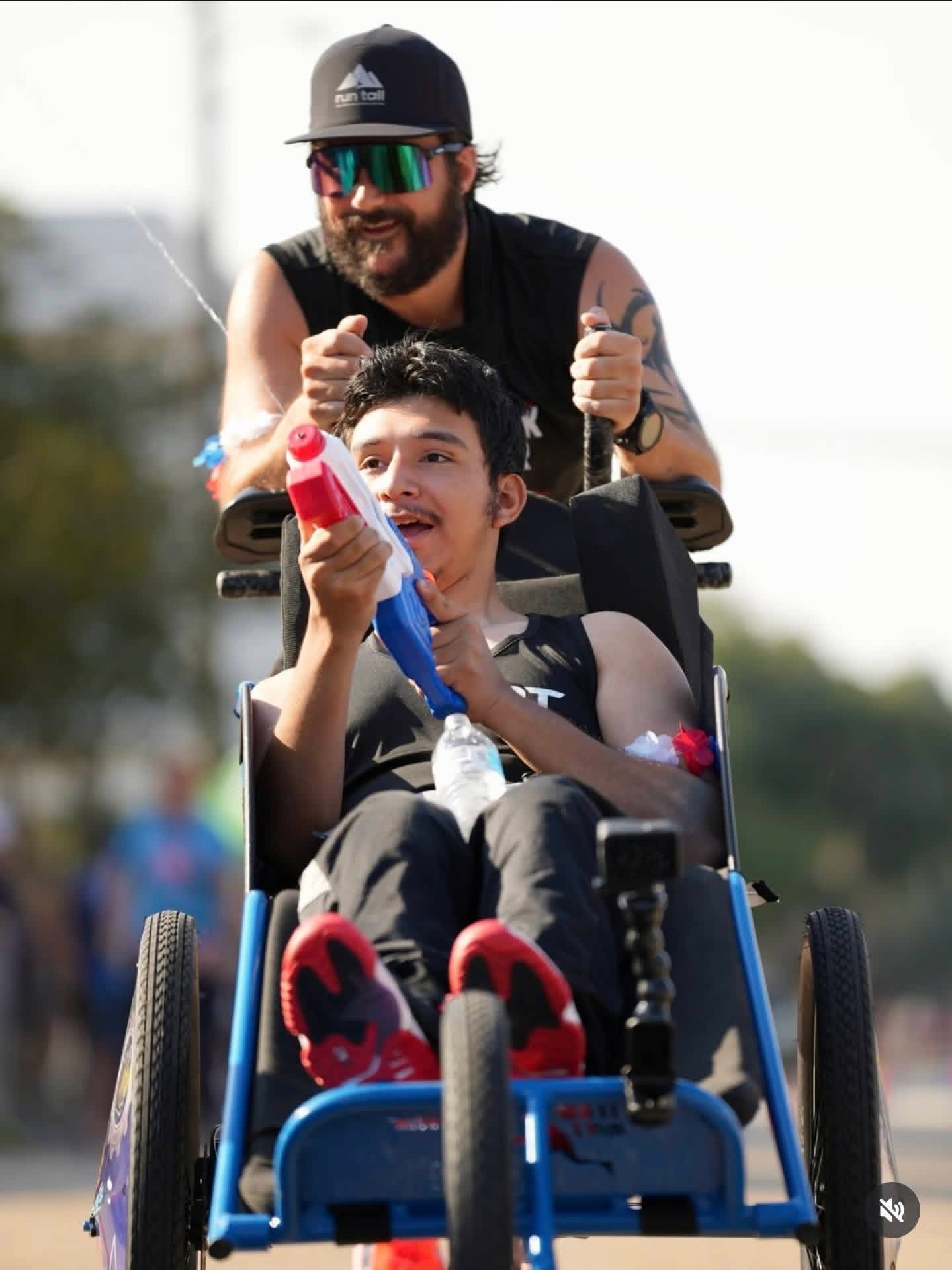 Team Pack A Lunch — adaptive athletes at a community meal event